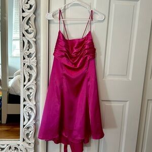 Hot pink Homecoming dress